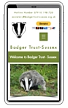 Badger Trust Sussex - Phone Website