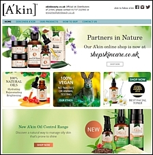 A'Kin Beauty Website