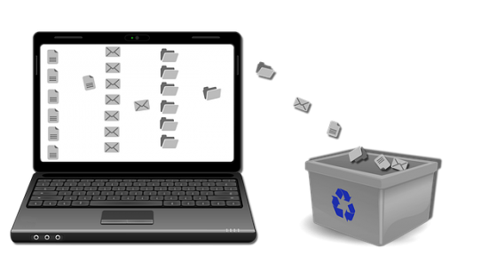 Copying data files safely from an old computer