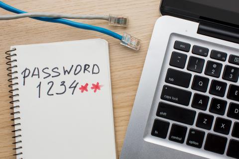 flat-lay-laptop-with-ethernet-cables-notebook-with-password